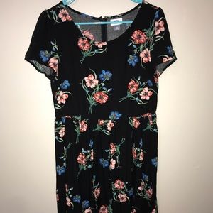 Old Navy Floral Babydoll Dress